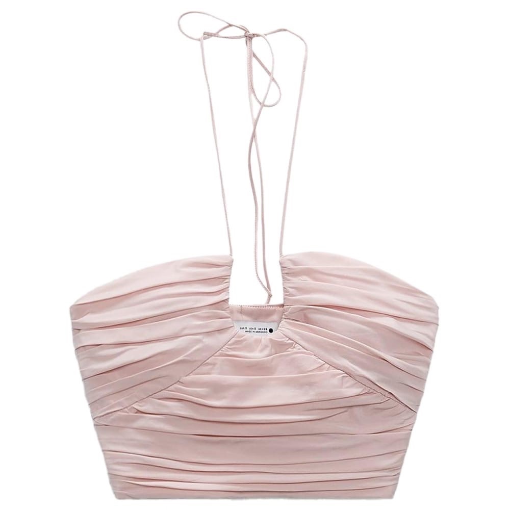 Zara nwt DRAPED TOP LIMITED EDITION
Pale pink